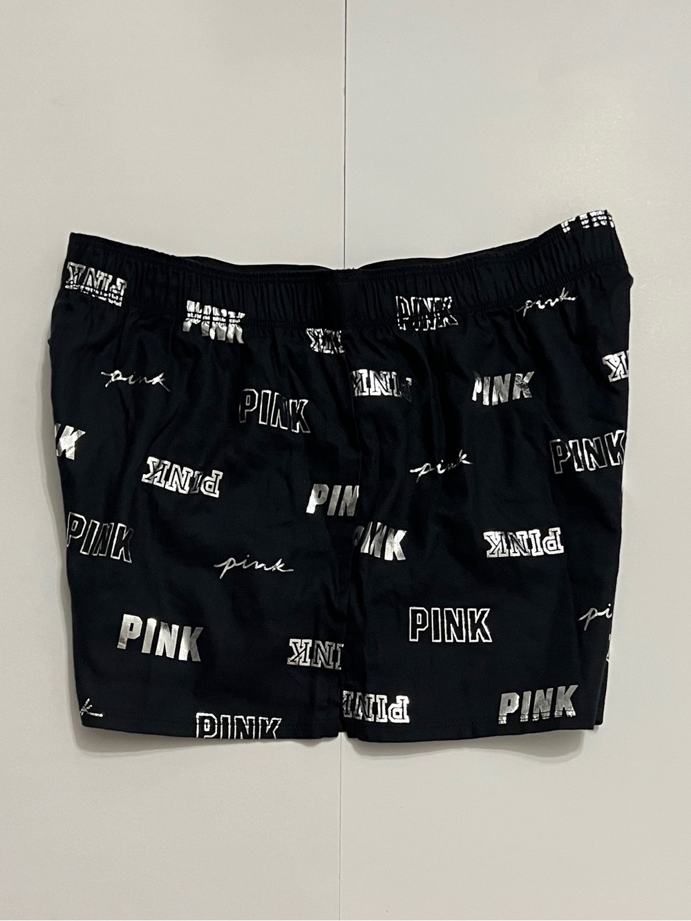 Victoria Secret PINK Logo Sleep Boxy Pajama Shorts NWT Size S